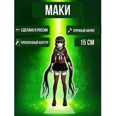 Аниме фигурка акриловая Danganronpa: Trigger Happy Havoc Игра Данганронпа Маки Харукава Ok Real