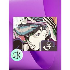 Картина по номерам на холсте JoJos Bizarre Adventure -Jousuke Higashikata -Невероятные приключения ДжоДжо -Джоске Хигашиката, 40 х 50 см КУЛЬТУРА ЦВЕТА