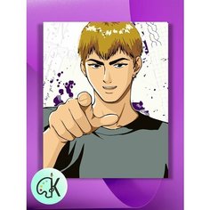 Картина по номерам на холсте Учитель Онидзука, 40 х 60 см КУЛЬТУРА ЦВЕТА