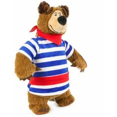 Мягкая игрушка Медведь-моряк. Маша и Медведь , 26 см Denco Store