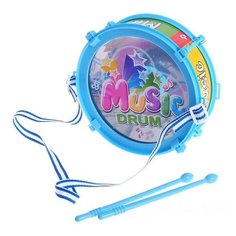 Игрушечный барабан Music drum, световые эффекты, детский, микс Noname
