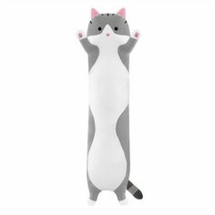Мягкая игрушка «Кот Батон», цвет серый, 70 см Без бренда