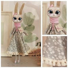 Набор для шитья. Мягкая игрушка «Зайка Сильвия», 40 см Арт Узор