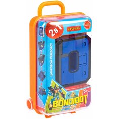 Трансформер 2в1 BONDIBOT Bondibon PB 13x7x4 см, оранжевый пластик. бокс, цифра"0".