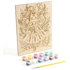 Роспись по дереву. Картина. Цветочное настроение «Цветущая поляна» Lori