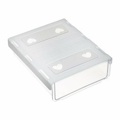 Ящик выдвижной для канц. предметов 210х175х65мм, прозрачный, крепится на двусторонний скотч Calligrata