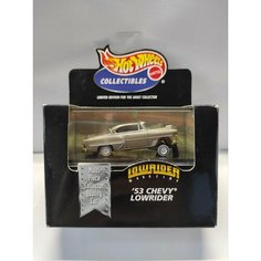 Hot Wheels Collectibles 1953 Chevy Lowrider Редкая коллекционная модель 1998 года