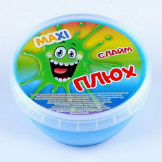 Слайм контейнер 350 гр, голубой Плюх