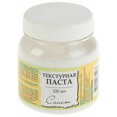 Паста текстурная , 220 мл, белая, тонкая, акриловая, 5523923 Нет бренда