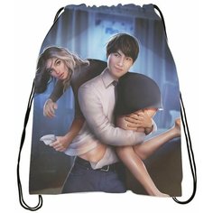 Мешок - сумка для обуви Kлуб Poмaнтики: Я oxoчуcь нa тeбя № 2 Bugrikshop