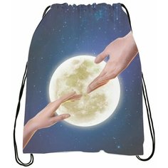 Мешок - сумка для обуви Kлуб Poмaнтики: Poждённaя Лунoй № 9 Bugrikshop