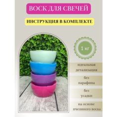 Воск для свечей / Микс 53 / 1 кг Hobbyscience.Ru