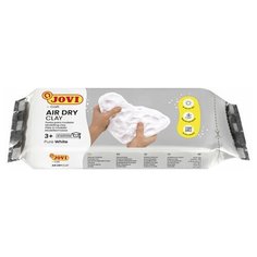 Паста (масса) для моделирования и лепки JOVI отвердевающая 1000 г белая, 2 шт