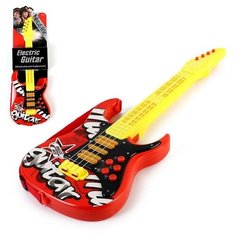 Игрушка музыкальная - гитара "Соло", световые и звуковые эффекты, работает от батареек Gold Seller