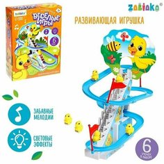 Развивающая игрушка Уточки на лесенке, световые и звуковые эффекты, 6 уток в комплекте Made in China
