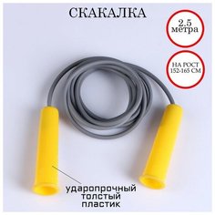 Скакалка 2,5 м, на рост 152-165 см, микс NO Name