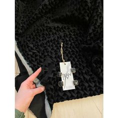 Ткань Костюмный шерстяной бархат деворе, с добавлением шелка, 1 м. Noname