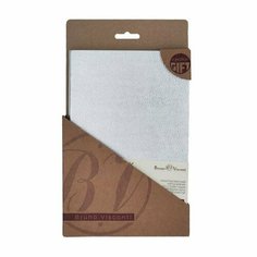 Ежедневник недатированный А5, 136 листов MEGAPOLIS FLEX, обложка искусственная кожа Soft Touch, бежевый блок 70 г/м2, серебро (комплект из 2 шт) Bruno Visconti