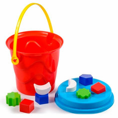 Ведро сортер в сетке ВВС002 красный Green Plast