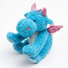 Мягкая игрушка «Дракон», 21 см, цвет голубой NO Name