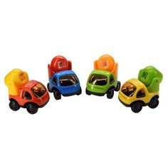 Точилка 1 отверстие с контейнером Funshart "Бетономешалка", микс Bruno Visconti