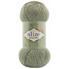 Пряжа Alize Alpaca Royal NEW светлый миндаль (285), 55%акрил/30%шерсть/15%альпака, 250м, 100г, 3шт