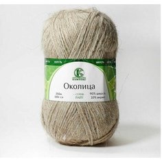 Пряжа Камтекс Околица лен (007), 90%шерсть/10%акрил, 250м, 100г, 3шт
