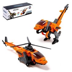 Робот «Вертолёт», трансформируется в динозавра, световые и звуковые эффекты, цвет микс