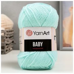 Пряжа "Baby" 100% акрил 150м/50гр (856 св. бирюза), 1шт Yarn Art