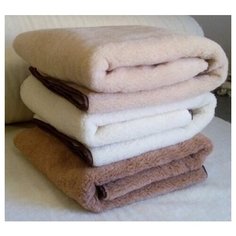 Плед детский меховой из овечьей шерсти эконом белый 100х140 Wool Lamb