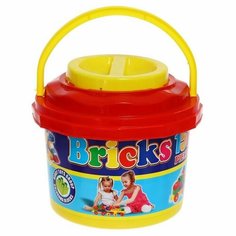 Конструктор BRICKS 156, в ведре Amin