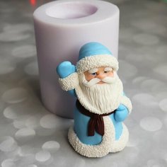 Силиконовая форма для мыла, гипса, воска, Дед Мороз Нет бренда