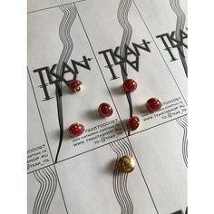 Пуговица металлическая со сквозным проколом, 1 шт. Noname