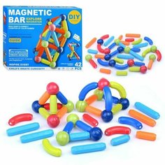 Конструктор "Магнитные фантазии" (42 дет.) в коробке Kosmos