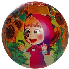 Мяч «Маша и медведь», 23 см, в сетке Играем вместе