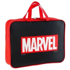 Папка с ручками А4, 35х27 см, текстиль, Мстители Marvel