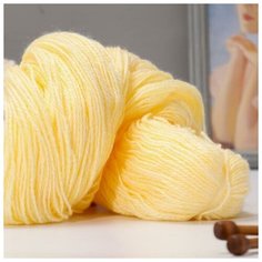 Пряжа "Карачаевская" 100% акрил 820-850м/250-280гр (24 Шампанское), 1шт