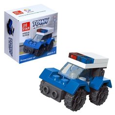 Конструктор «Патрульная машинка», 18 деталей Jie Star