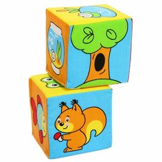Развивающая игрушка-кубики «Чей домик?» Россия