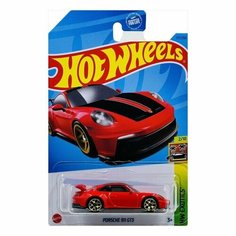 HKH97 Машинка игрушка Hot Wheels металлическая коллекционная Porsche 911 GT3 красный