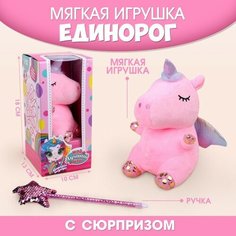 Мягкая игрушка «Мой лучший друг» милый единорожка Milo Toys