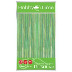 Цветной картон Полоски №13 Хобби Тайм Альт, A4, 5 л., 5 цв. 5 л.