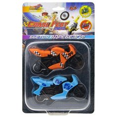 Набор техники 1 TOY CrashFest Moto Т21552, 4 см, ассорти