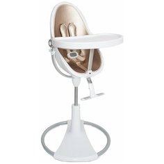 Стульчик для кормления Bloom Fresco Chrome, white/rose gold