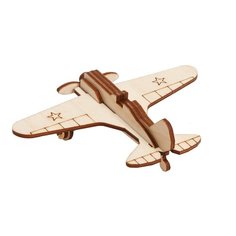 Деревянный конструктор «Военный самолёт И-16» Polly