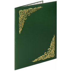 STAFF Папка адресная Basic с виньеткой А4, бумвинил, зеленый
