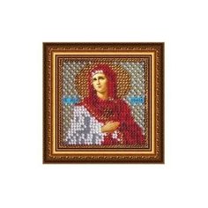 Рисунок на ткани для вышивания бисером "Святая Мученица София", 6,5x6,5 см, арт. 4050 Вышивальная Мозаика