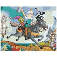 Картина по номерам, "Живопись по номерам", 100 x 125, Z-AB560