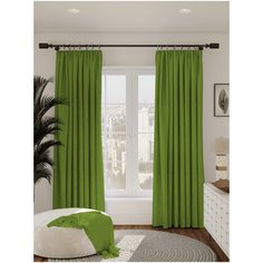 Портьеры комплект из 2х штор 400ш х 270в на ленте Pinella exclusive Турция