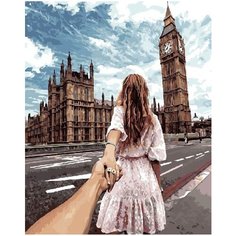 Картина по номерам Следуй за мной Биг-Бен 40х50 см 000 Art Hobby Home